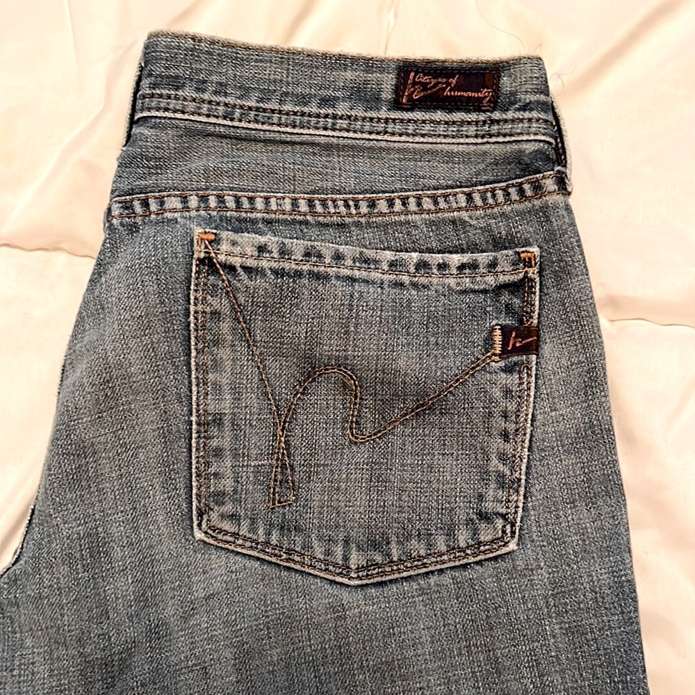 Citizens of humanity low waist flair jeans
